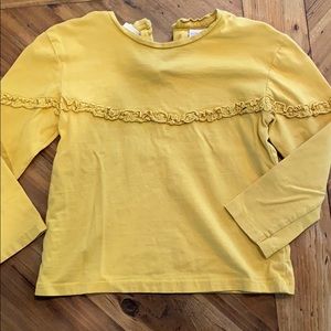 Yellow long sleeve tee